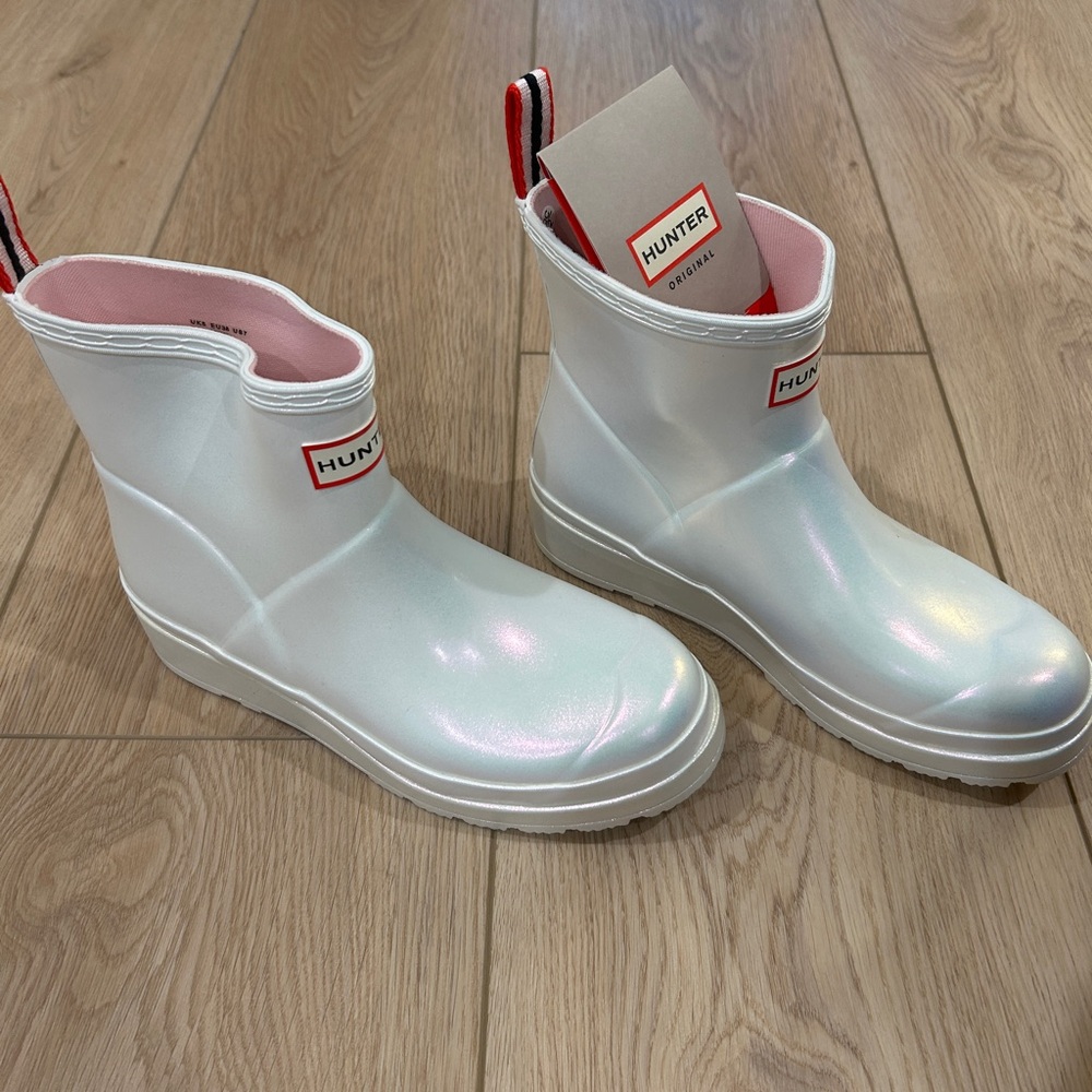 Hunter Play Short Nebula Wellies Shoe Boots- size 7 - Picture 3 of 6